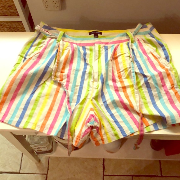 tommy hilfiger striped shorts